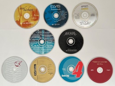 Latin Pop CD Lot Iglesias Elvis Juanes Secada Son By 4 Teena Marie Spanish Music