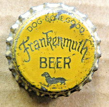 FRANKENMUTH DOG-GONE GOOD beer bottle cap WITH CORK 1944-45 Frankenmuth MI