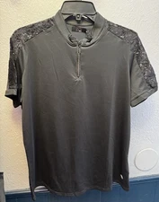 *NEW* HKM Nelly Functional Shirt Black- Size XLarge - Equestrian Top 