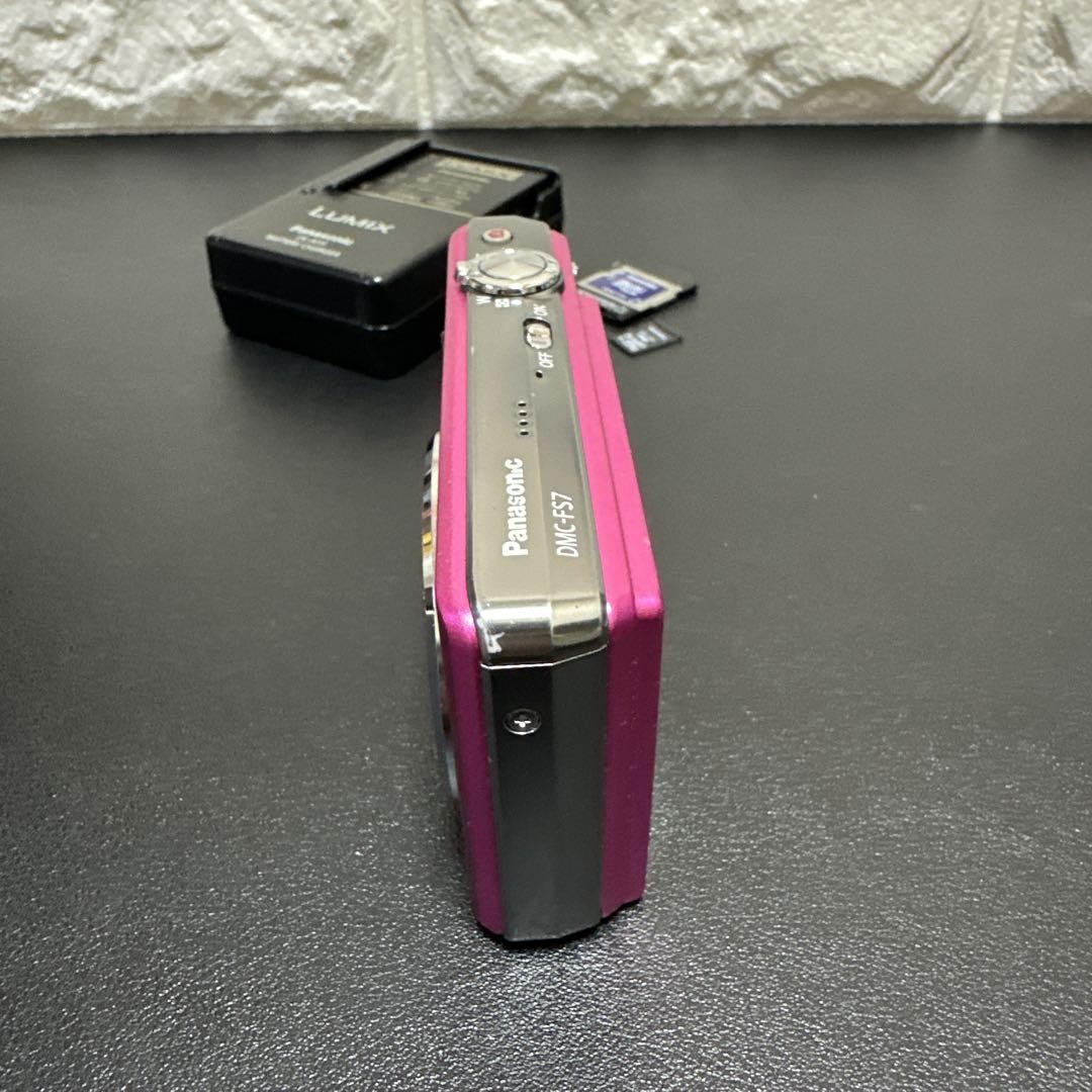 Panasonic LUMIX DMC-FS7 Compact Digital Camera Pink 10.1 MP 2.7 in