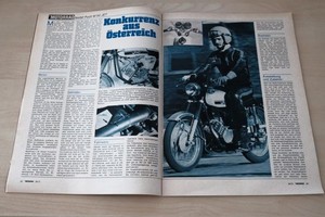 Revue MO Klassik Motorrad N°01/2014 - Puch M50 Jet à L'honneur, édition Allemande, Très Bon état