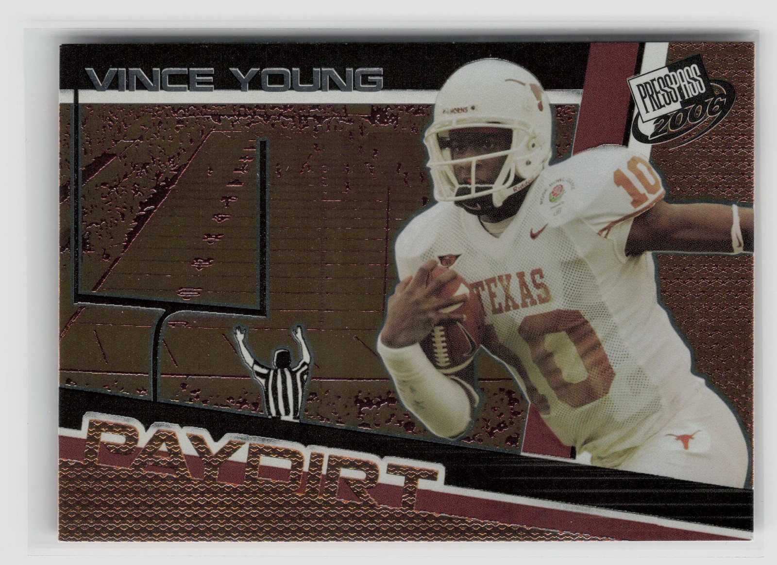 Vince Young Press Pass Paydirt #PD1 Base