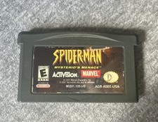 Marvel Spider-Man: Mysterio's Menace (Nintendo Game Boy Advance, GBA, 2001) Cart image