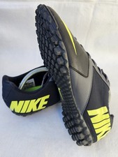 Nike Astro Turf Football Trainers Black Volt UK 7 EU 41 TF Soccer Shoes