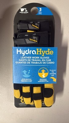 Wells Lamont 3er Pack HydraHyde Leder Arbeitshandschuhe strapazierfähig M L XL