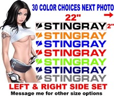 FITS STINGRAY TRAILER WINDOW BOAT DECAL BOATS DECALS  HULL SIDE REPLACEMENT