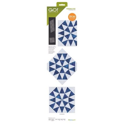 Accuquilt Stanzform Morning Star Art Nr. 55556 - 8 Stanzteile für einen Block
