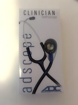 Adscope 603 Clinician Stethoscope Royal Blue Tube, 30-inch