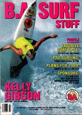BA Surf Stuff Print Ad Wall Art Decor Ephemera Kelly Gibson Manhattan Beach