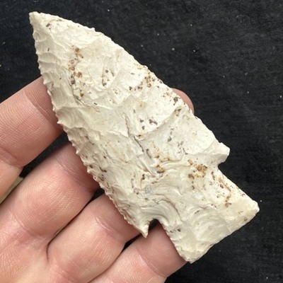 Indian Arrowhead TOP END SERRATED Hardin Tom Davis COA Adams Co IL Ex S. Ford