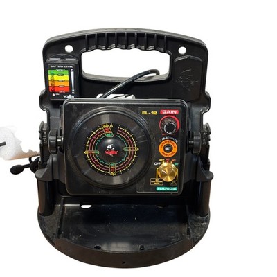 Vexilar FL-12 Black 3-Color Sonar Flasher Fish Finder 4728 / Ice-Ducer & Stand