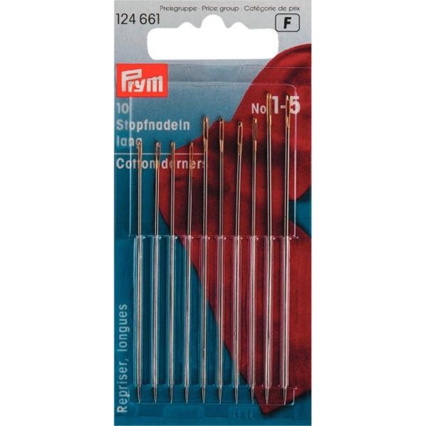 Stopfnadeln Lang Silberfarbig Sortiert Goldfarbig Silber Stahl Prym 124661-image