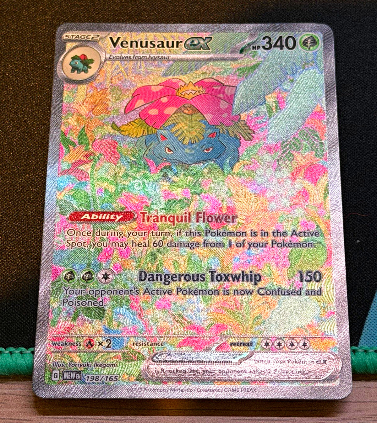 The Pokémon Company Pokémon TCG Venusaur ex 198/165 SV 151 SIR Holo ENG
