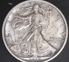 1917 Walking Liberty Half in AU Condition