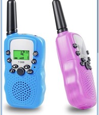 Kids Walkie Talkies, Walkie Talkies for Kids Toys with Backlit LCD Flashlight, 2