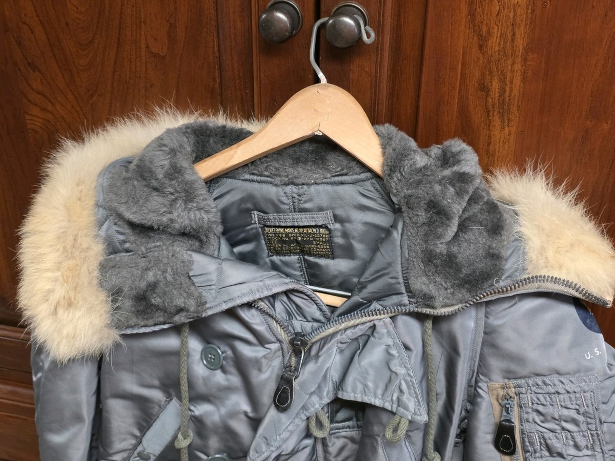 Vietnam Era 1960s N-2B USAF Aircrew Flight Bomber Jacket Fur Att