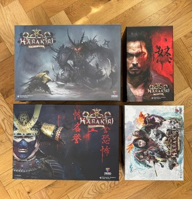 Harakiri Blades of Honor Kami Pledge KS Edition - geöffnet, alle Komponenten versiegelt 