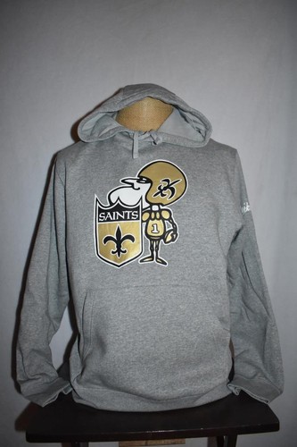 Nike New Orleans Saints Rewind Club Pullover Sudadera con Capucha Gris Para Hombre NKDK-7WV-8XD NUEVO CON ETIQUETAS - Imagen 1 de 4
