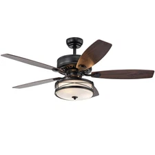 Copper Grove Maroa 52-inch Matte Black Ceiling Fan