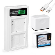 Wasabi Power Battery 2-Pack  Dual Charger for Arlo Pro Pro 2 VMA4400 VMC4030