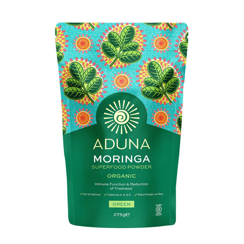 Aduna Organic Moringa Powder 275g Superfood Supplement