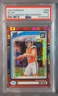 2024 Panini Donruss Bo Nix #369 Optic Preview Red Pandora Prizm PSA 9