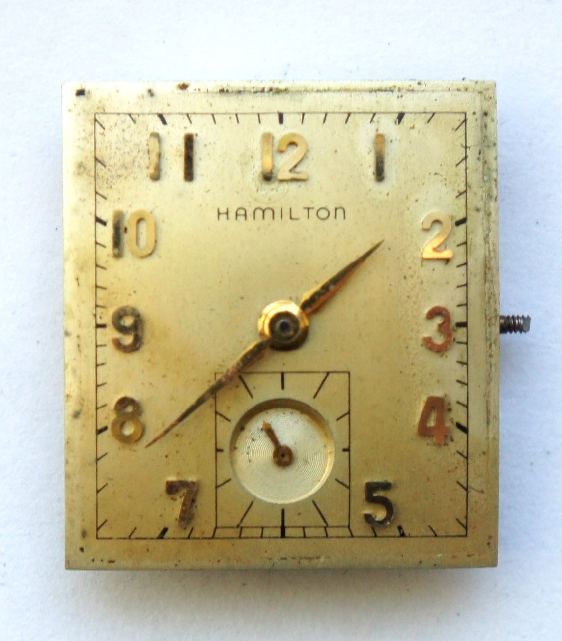 HAMILTON 770 22J Mechanical Wrist Watch Movement BALANCE EXCELLENT