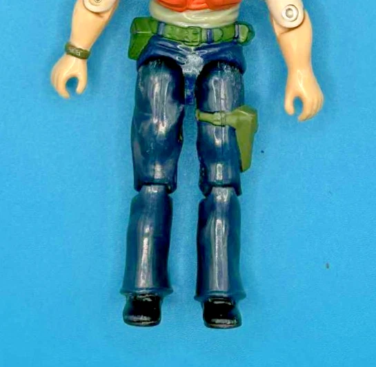 Figura de piloto aerodeslizador cortador ARAH 1984 GI Joe ARAH de colección W.H.A.L.E. Dañado Foto 3 de 3