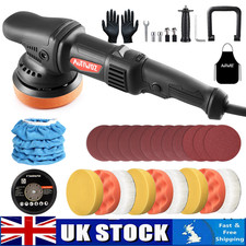 Dual Action Car Polisher Machine 920W Buffer Polishing Machine Electric 5" Kit