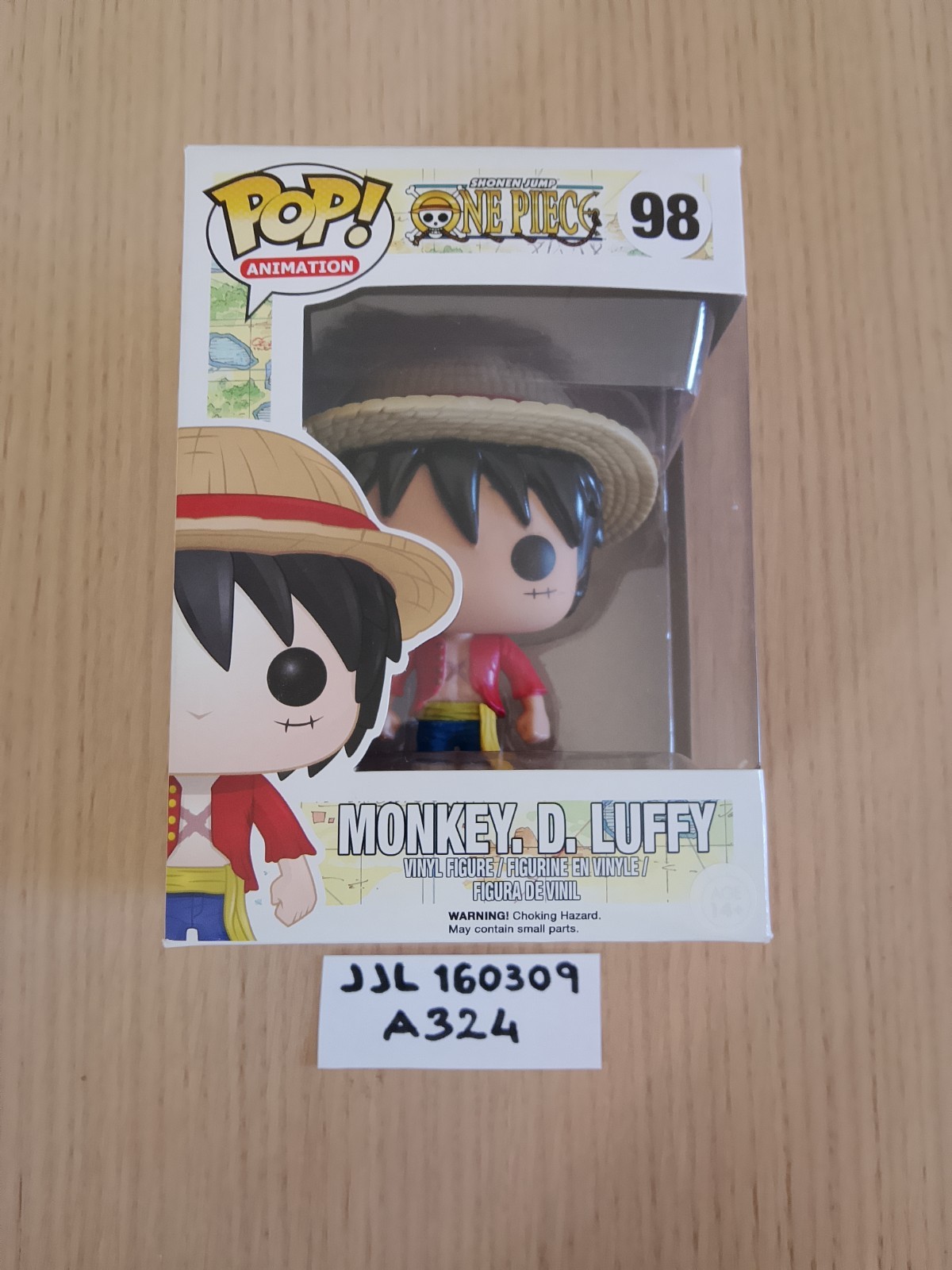 Funko Pop Monkey D Luffy 98 Glossy One Piece 1st Edition OG A324