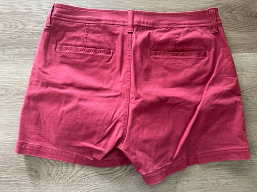 MARKET & SPRUCE Stitch Fix Dark Pink Dylan High Rise Garment Dye Short Womens 12 - Picture 3 of 3