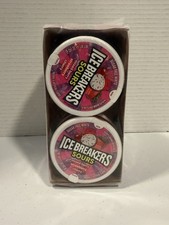 Ice Breakers Sugar Free Mints, Sour Assorted 1.5 Ounce Pack of 8