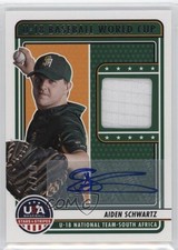 2023 Panini USA Baseball Stars & Stripes Signatures /72 Aiden Schwartz Auto 0j5z