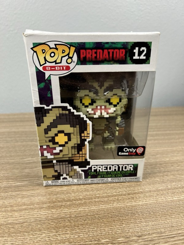 Funko Pop 8 Bit Predator 12 Game Stop Exclusive Vaulted