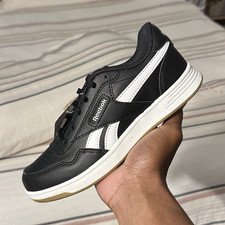 Reebok Court Advance Unisex Kids Sneaker US 2 Black/White Synthetic Low Top