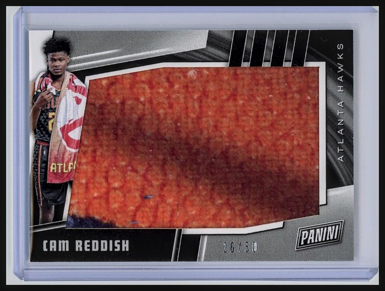 2019 Panini Black Friday Cam Reddish RC Massive Jumbo Used Patch /50