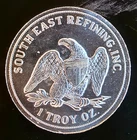 South East Refining Inc Mint Florida Panama Vtg Bullion-0.999 Silver 1 Oz Coin