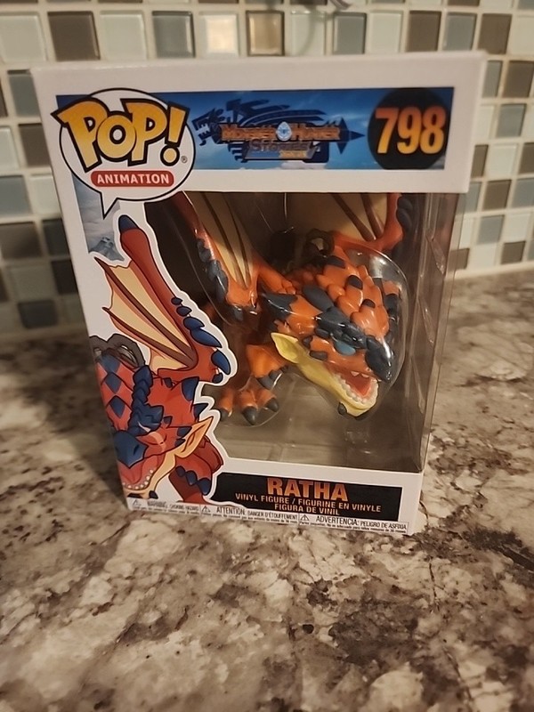 Funko Pop Ratha #798 Monster Hunter Anime Collectible Vinyl Figure RARE RETIRED