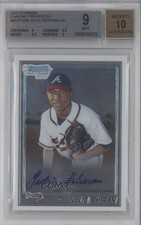2010 Bowman Chrome Prospects Auto Julio Teheran #BCP105 BGS 9 MINT Auto 2u6
