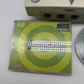 SEGA Dreamcast Console - White W/ Blue Controllers And Games - TESTED & WORKING