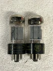 2 - RAYTHEON / Sylvania 6SN7GTB AUDIO VACUUM TUBES Long Flat Plates