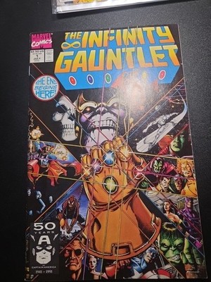 Infinity Gauntlet #1 1991 Thanos vs Marvel Universe