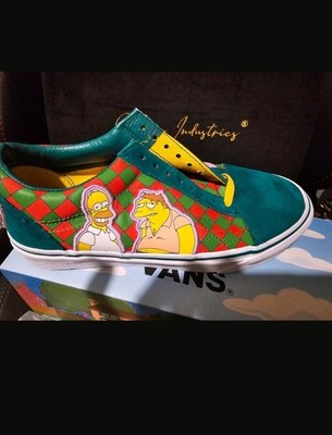 Vans X Simpsons Old Skool Moes Tavern Original Box Size 42 New Unworn Rare Vintage