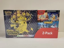 Pokémon Surging Sparks ETB + Booster Bundle, 2-pack  (Costco Set) *In Hand!*