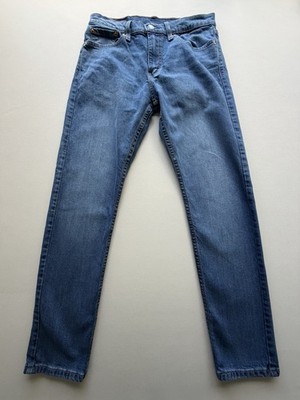 Levi's men's jeans blue medium wash slim tapered stretch denim W30 L28