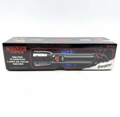 Netflix Stranger Things Energizer Squawk Retro LED Flashlight   IN HAND SHIP  