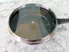 Gino D’Acampo Saute Pan - Soft Grip, Non Stick  with Lid - All Hob Types