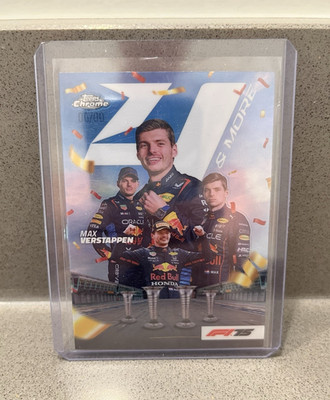Topps Chrome 2025 Max Verstappen 4N-1 Insert Oracle Red Bull Racing  