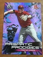 2019 Bowman Platinum - Wal-Mart Prismatic Prodigies Triston Casas #PPP-6 Purple