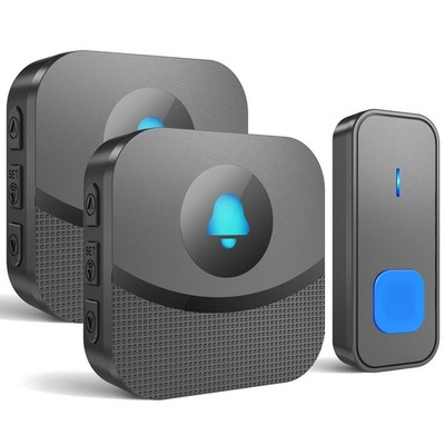 SURFOU Wireless Doorbell Easy Use Door Bell with 55 Chime Adjustable Volume M...